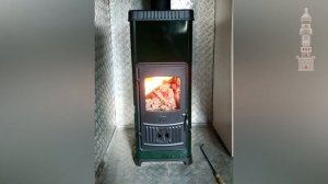 Горение огня в печь камине Plamen Dora 10...