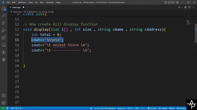 Billing System 3 Different Programming language || C , Cpp , Python