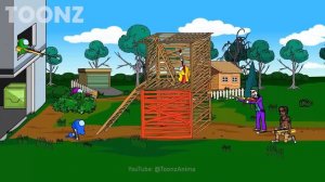 AMONG US vs. FORTNITE HEROES - Fishstick, Travis Scott, The Joker, Psycho Bandit | Toonz Animation