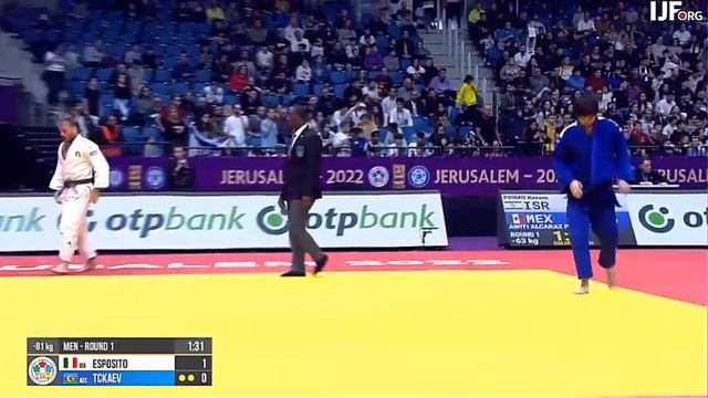 Masters 2022. 81 kg. R1. ESPOSITO Antonio ITA - TCKAEV Zelim AZE смотреть онлайн