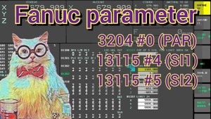 Скобки круглые/квадратные. Fanuc parameter 3204#0 (PAR), 13115#4/5 (SI1/SI2).