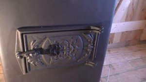 Металлическая банная печь с двумя каменками Африка 6