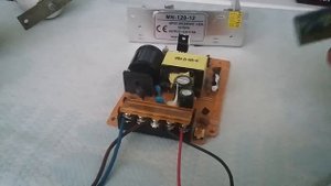 Блок питания mn-120-12 пульсации напряжения