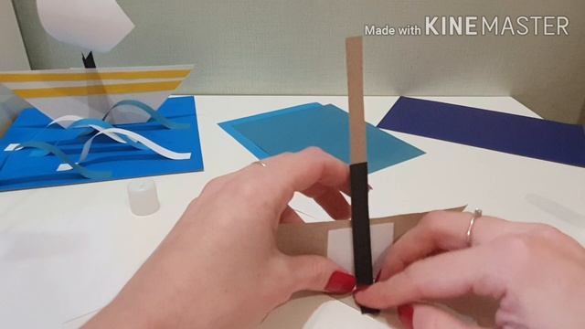 Объёмная аппликация "Парусник' смотреть онлайн