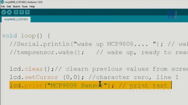Lesson 33: Using MCP9808 Temperature Sensor with LCD | Arduino Step By Step Course смотреть онлайн