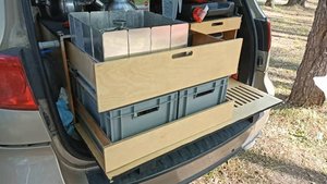 Кухонный модуль мини кемпер Santa fe2. Выезд с палаткой. ПРОДАМ