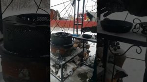 Печь, каменный гриль, подставка под садж, костровая чаша! И все это из барабана от стиральной машин