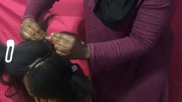 Natural Hair | Feeder Braid Style | No Weave смотреть онлайн