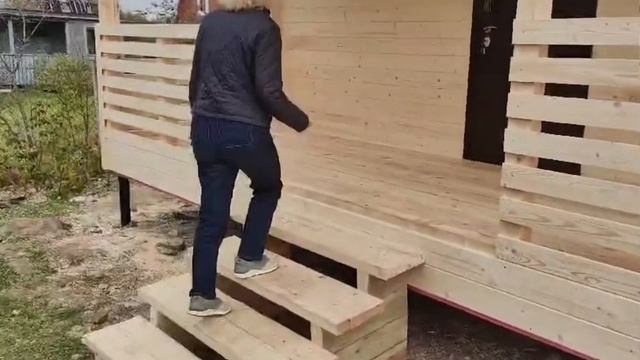 Обзор проекта 6х8 с огромной террасой . Заказчик счастлив . смотреть онлайн