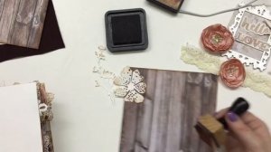 Скрапбукинг Мастер-класс Как сделать мини-альбом (Часть 3)