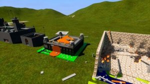 ПОСТРОЙ КРЕПОСТЬ ЧТОБЫ ВЫЖИТЬ ОТ ЖИВОЙ ГОРЫ ЛЕВИАФАНА В BRICK RIGS! ЛЕГО БИТВА ПОСТРОЕК В БРИК РИГС