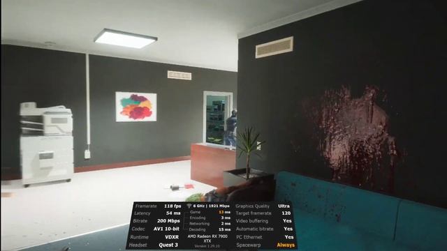 Robocop Rogue City UEVR | Meta Quest 3 | AV1 CODEC | Wi-Fi 6E | RX 7900 XTX | R9 7950X3D