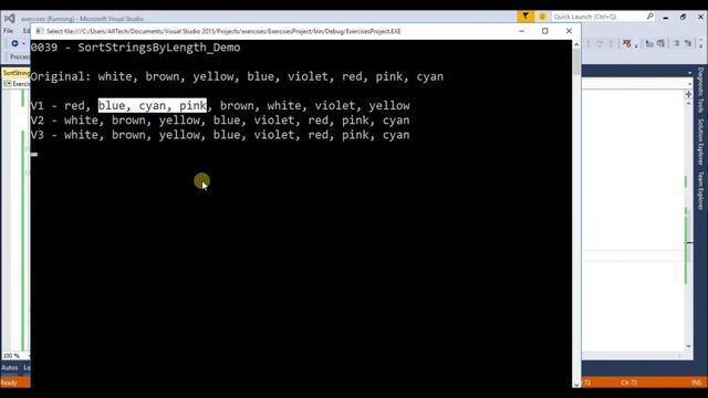 sort strings by length in c#