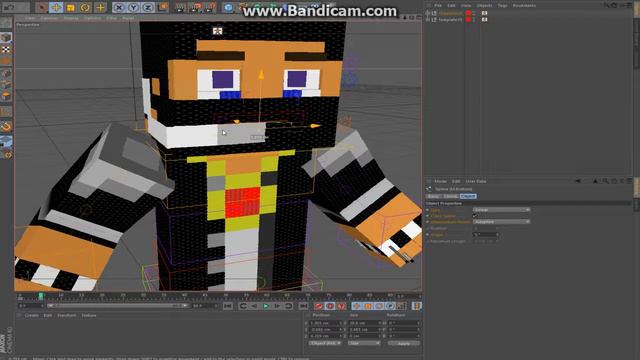как создать анимацию персонажа в CINEMA 4D