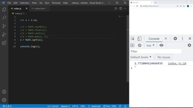 Math methods in JavaScript ?【3 minutes】 смотреть онлайн