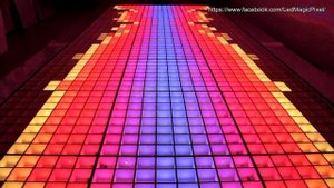Диско пол. LED пол 3*8метра. Подсветка на LED Digital Pixels