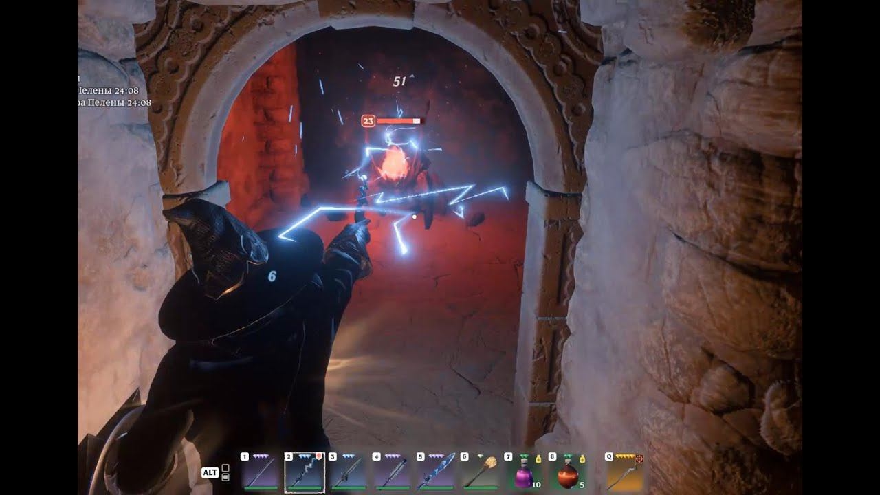 Храм Солнца золотооОоооооооо-го. Жуки-камикадзе атакуют! Играем в Enshrouded. #29 смотреть онлайн