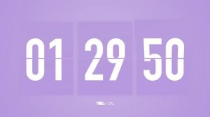 3 Hours Countdown Flip Clock Timer / Simple Beeps ? ?