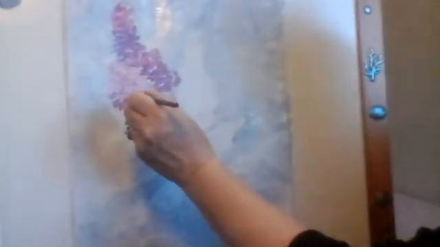 Рисуем ветку сирени смотреть онлайн