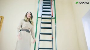 LMP | САМАЯ ВЫСОКАЯ ЧЕРДАЧНАЯ ЛЕСТНИЦА | Складная металлическая лестница | ФАКРО