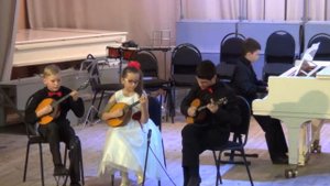 Ансамбль домристов "Колорит". Отчетный концерт в музыкальной школе.