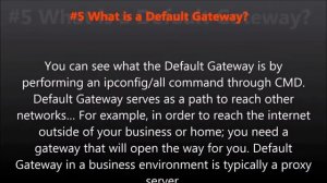 What is default gateway?