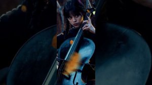 Wednesday plays the cello.