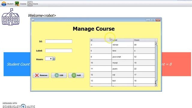 JAVA - Student Information System Project In Java Using NetBeans With Source Code | Part 0 - Demo