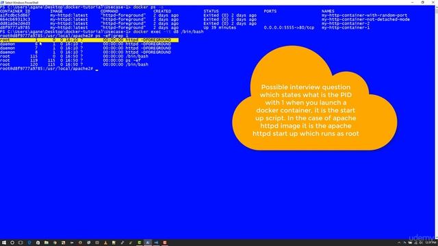 HANDS ON DOCKER for JAVA  Engineers (5  Logging into the container)