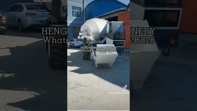 самоходная бетономешалка с самозагрузкой 2.5куба#автобетоносмеситель#автобетономешалка#бетономешалк