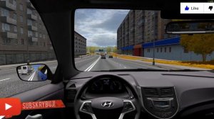 City Car Driving - Hyundai Solaris Sedan 2011 - Day Drive | + Download [LINK] | 1080p & G27