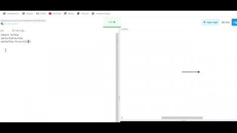 Создаём КВАДРАТ в ПИТОНЕ (PYTHON Turtle)