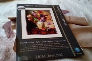 Отшив проекта DIMENSIONS " Попугайские тюльпаны" отчет 3