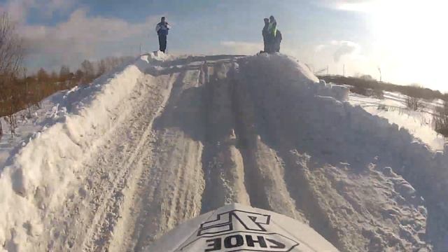 МХ "Доронино" 2-ой заезд.03.03.2013 год.