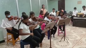 SALEMIN RAAJA VIOLIN COVER BY JUBAL MUSIC ACADEMY CHILDREN