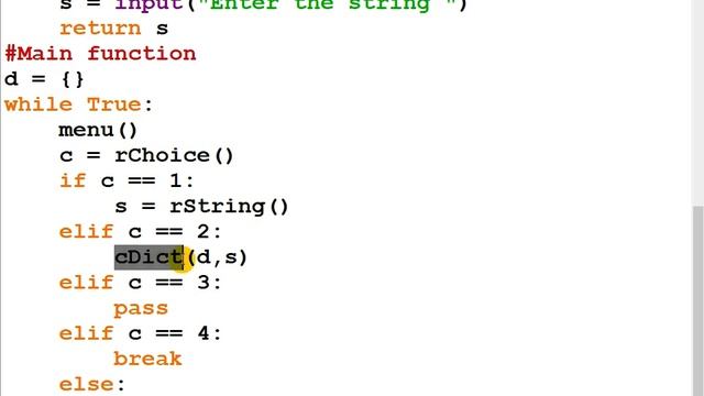 Dictionary: Program on Frequency of characters, Part 2 of 2 смотреть онлайн