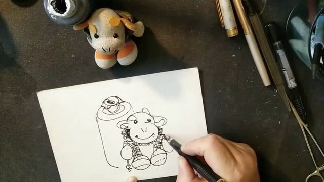 Несмываемые чернила для рисования пером под акварель Выбор и тестирование Sketch Ink CI1-Bk Aceline смотреть онлайн