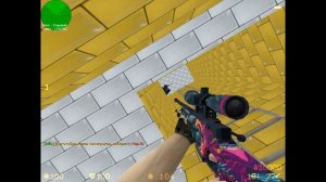 Играю в кс 1.6 на карте awp_lego_2