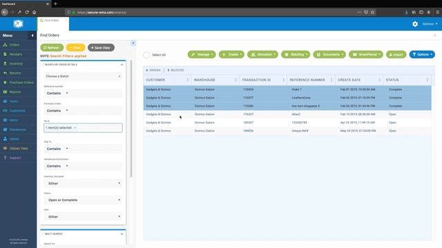 Tour the Find Orders module смотреть онлайн