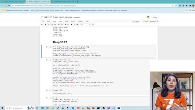 Object Tracking and counting  using YOLOv8 and DeepSORT | Counting Persons