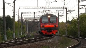ЭД9М-1040/1041 сообщением Алексеевка — Лиски с приветливой бригадой