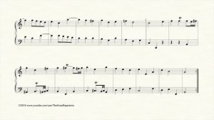 Bach, Minuet in A minor, BWV Anh 120
