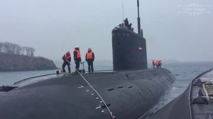 МО РФ. Японское море. Подводные лодки. Запуск Калибр.Петропавловск-Камчатский. Волхов.