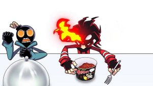 1 VS 100 Layers food Challenge Friday Night Funkin Mukbang Animation COMPLETE EDITION 1