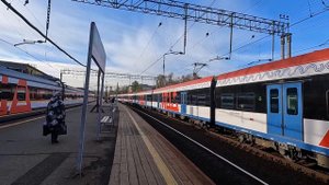 ЭГ2Тв-019, ЭП2Д-0173 и ЭП2Дм-0220 На станции Серп и Молот