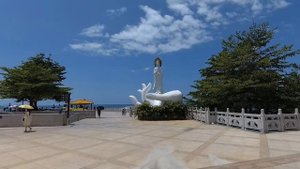 Хайнань. Центр буддизма Наньшань. Статуя богини Гуаньинь