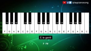 Bella Ciao - Easy Piano Tutorial by Play Piano Song