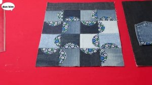 DIY 이 방법을 알면 "바람개비 패치웍 토트백" 쉽게 만들 수 있어요!/how to make a "windmill patchwork" tote bag