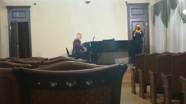 Э. Эвайзен Соната для тромбона и фортепиано смотреть онлайн