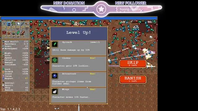 VAMPIRE SURVIVAL - KILLING REAPER BUILD !!! Gít tử thần thực tử (solo 10 con) смотреть онлайн